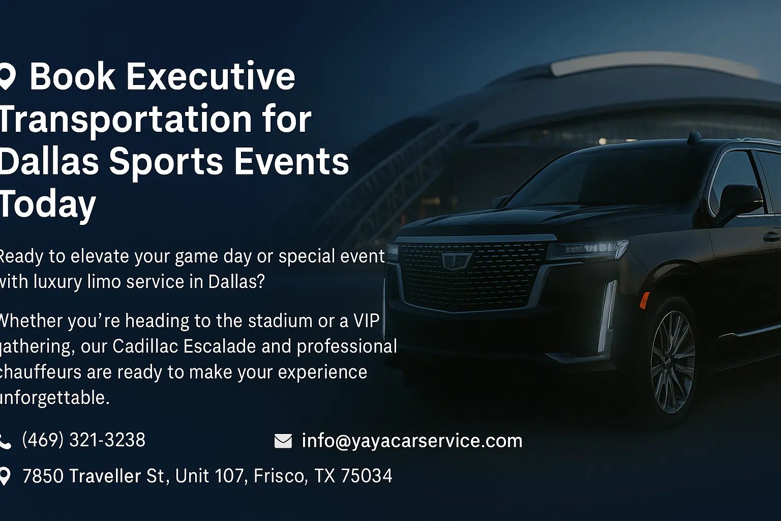at&t stadium transportation luxury limo and shuttle to Cowboys games
