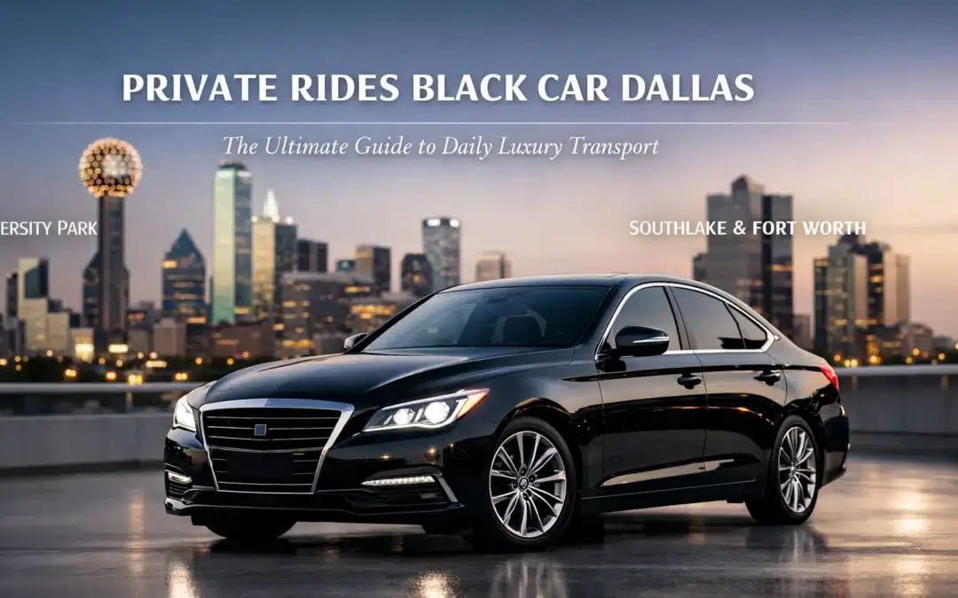 Private Rides Black Car Dallas: The Ultimate Guide to Daily Luxury Transport Between University Park, Southlake, and Fort Worth