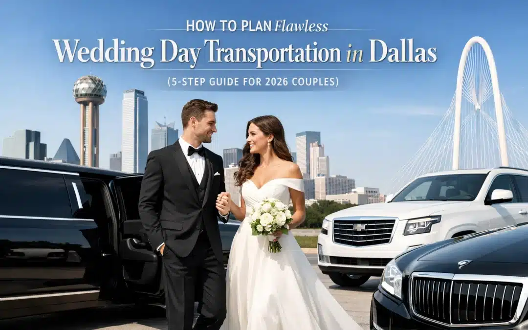 How to Plan Flawless Wedding Day Transportation in Dallas (5-Step Guide for 2026 Couples)