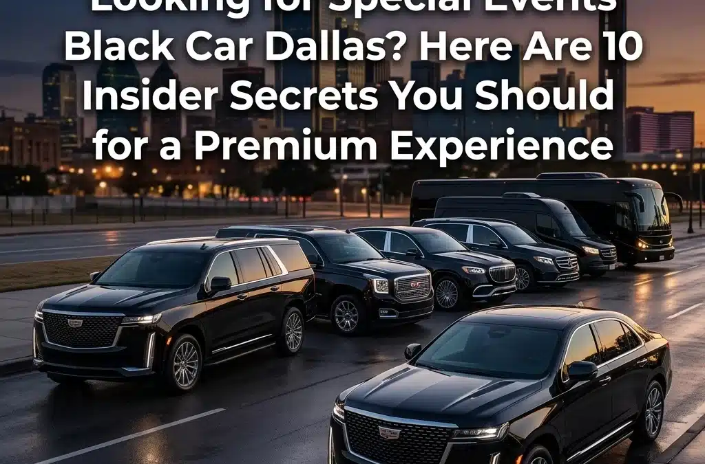 Looking for Special Events Black Car Dallas? Here Are 10 Insider Secrets You Should Know for a Premium Experience