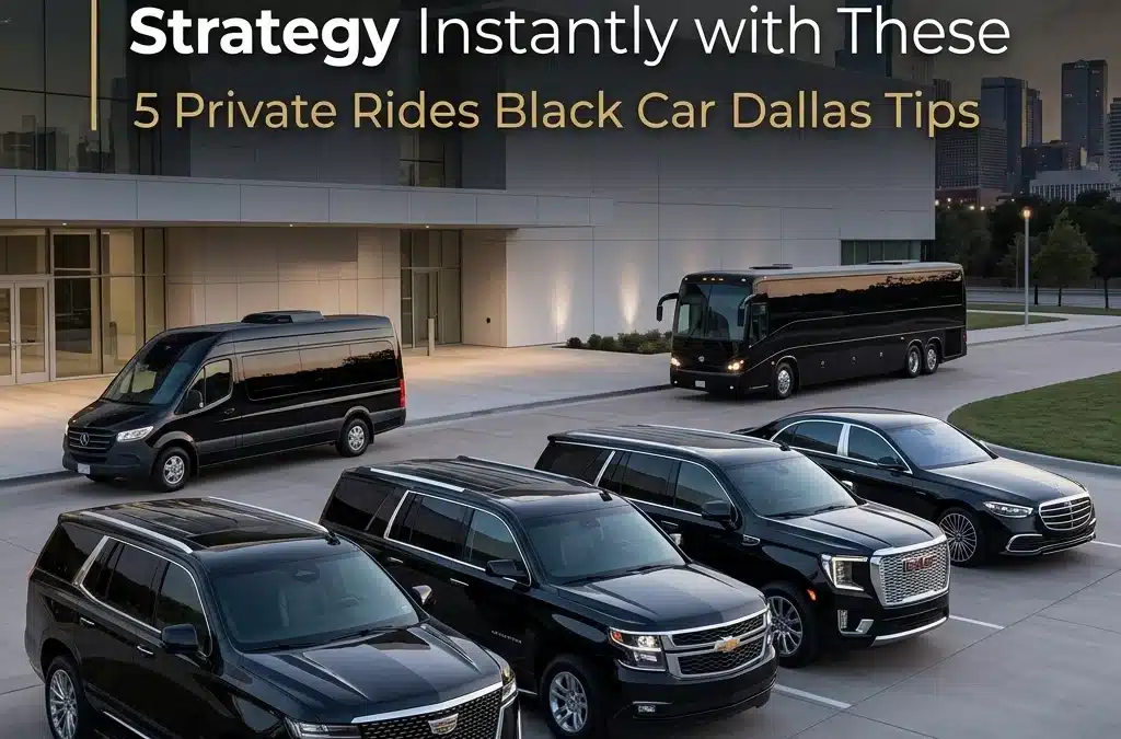 Boost Your Dallas Event Strategy Instantly with These 5 Private Rides Black Car Dallas Tips