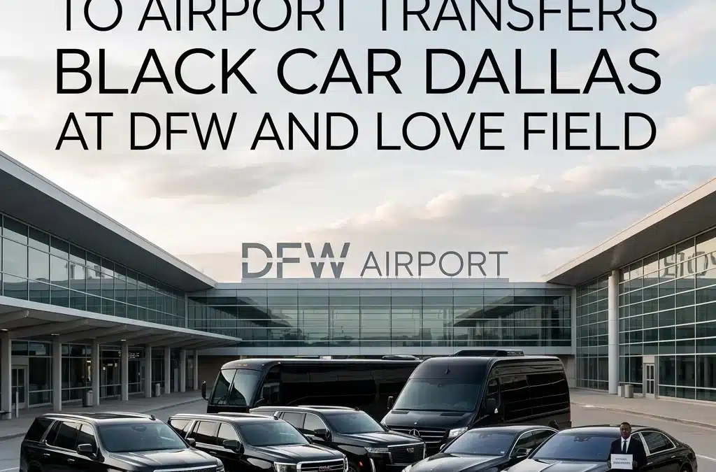The Pro-Traveler’s Guide to Airport Transfers Black Car Dallas at DFW and Love Field